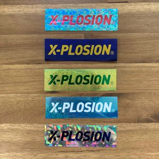 ★X-PLOSION エクスプロージョン ステッカー　5枚(しおり/ステッカー)