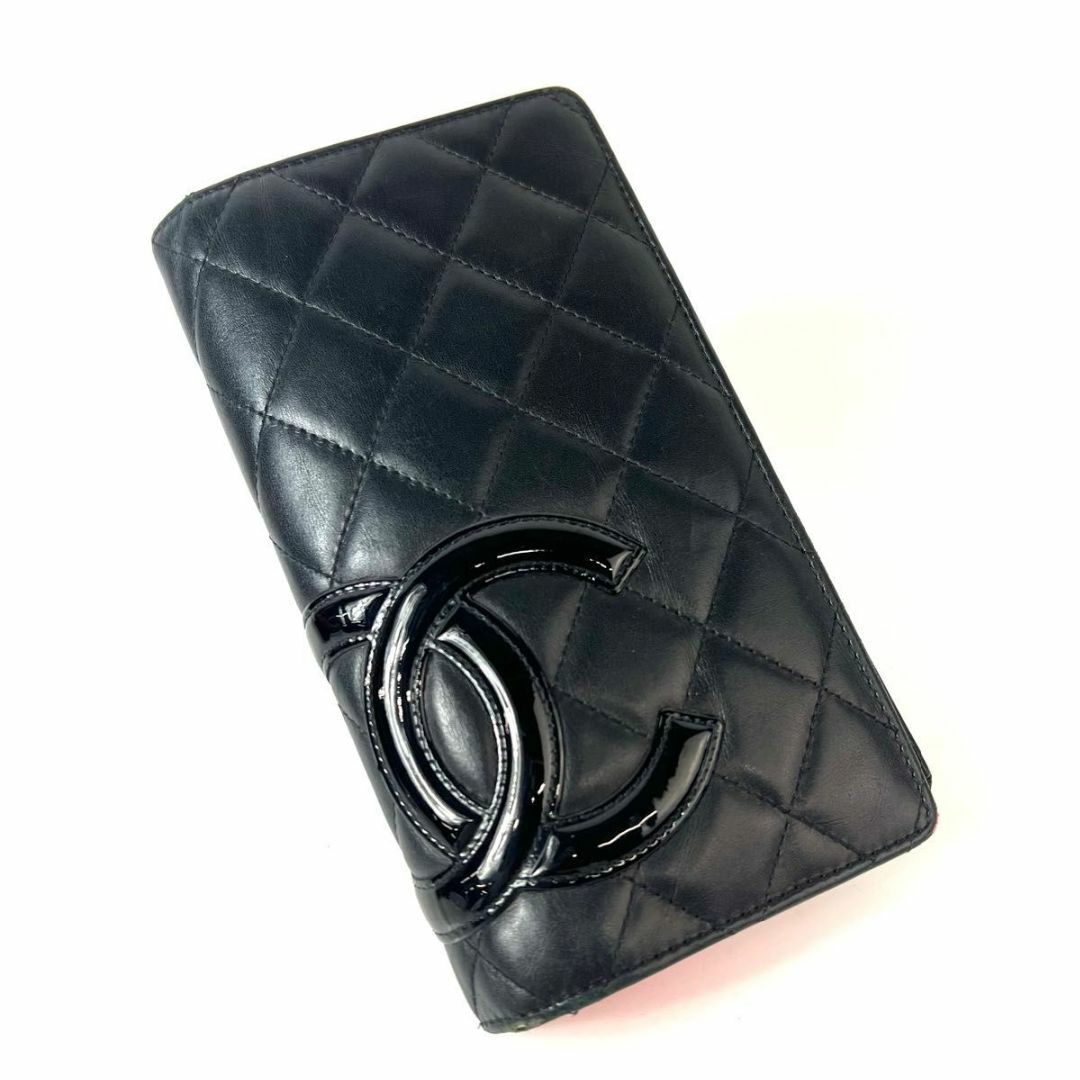 CHANEL(シャネル)のCHANEL シャネル　カンボンライン　ココマーク　長財布　ブラック レディースのファッション小物(財布)の商品写真