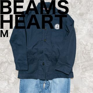 BEAMS - 美品です♪ ビームスハート マリン ジャケット ブルゾン ネイビー 濃紺