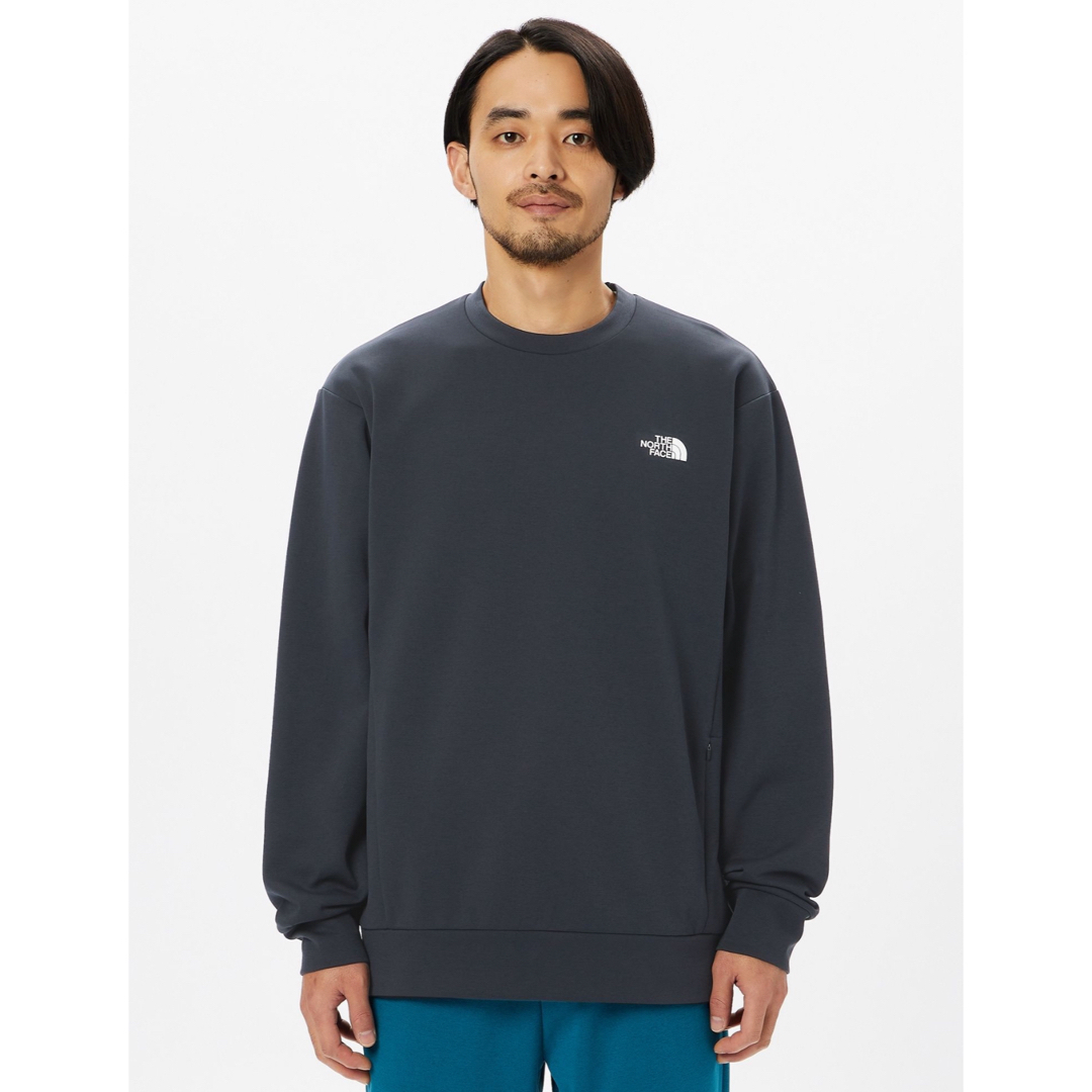 THE NORTH FACE(ザノースフェイス)のモーションクルー（メンズ）XL ブラックNT32496 メンズのトップス(スウェット)の商品写真