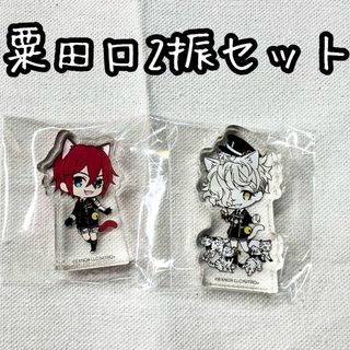 ディーエムエム(DMM)の刀剣乱舞　刀猫男子　第7弾　【粟田口セット】　ミニアクリルブロック　新品未開封(キャラクターグッズ)