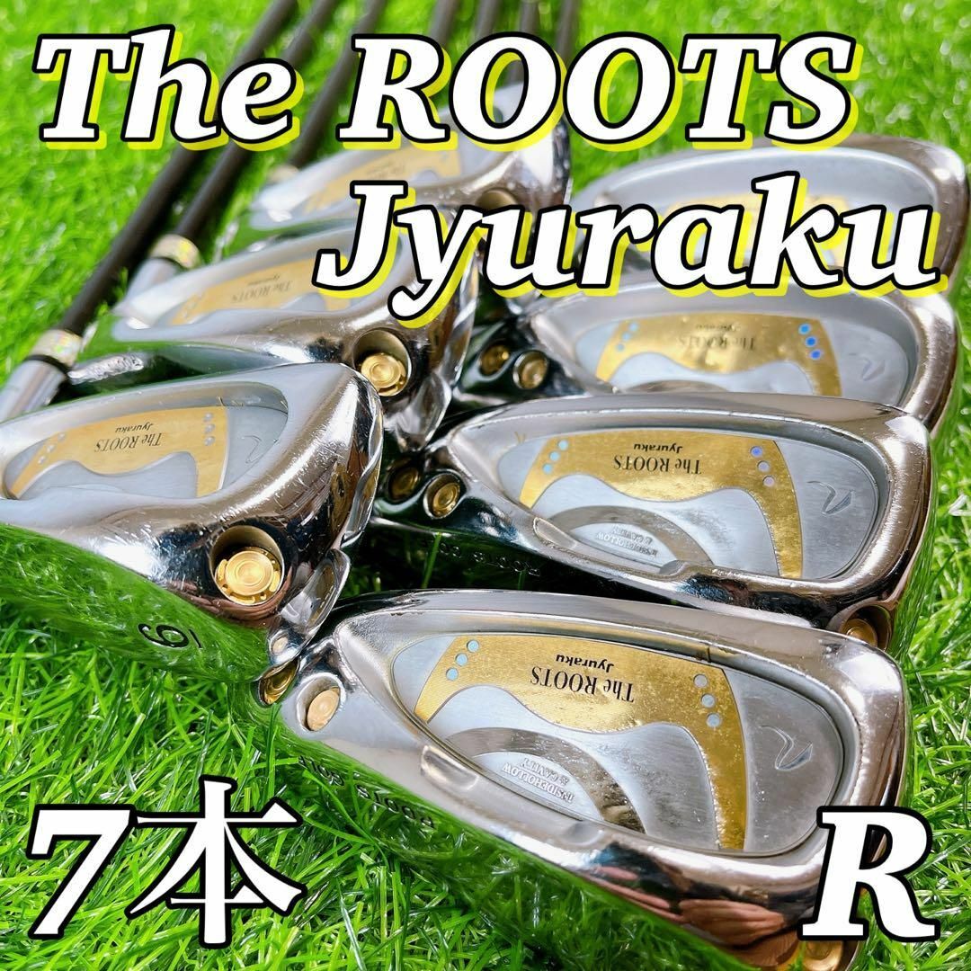 The ROOTS Jyuraku / ルーツゴルフ じゅらく　アイアン R スポーツ/アウトドアのゴルフ(クラブ)の商品写真