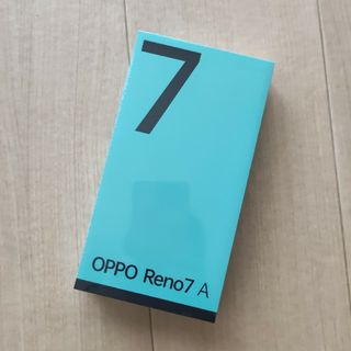 ☆新品未開封  OPPO Reno 7A  SIMフリー版  スターリーブラック(スマートフォン本体)