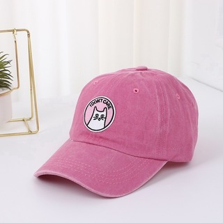 4【大人気】ねこ ネコ 猫 ピンクキャップ 帽子 レディース オルチャン韓国