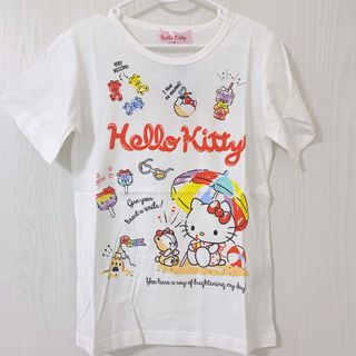 【新品タグ付】ハローキティ　 半袖Tシャツ　130cm(Tシャツ/カットソー)