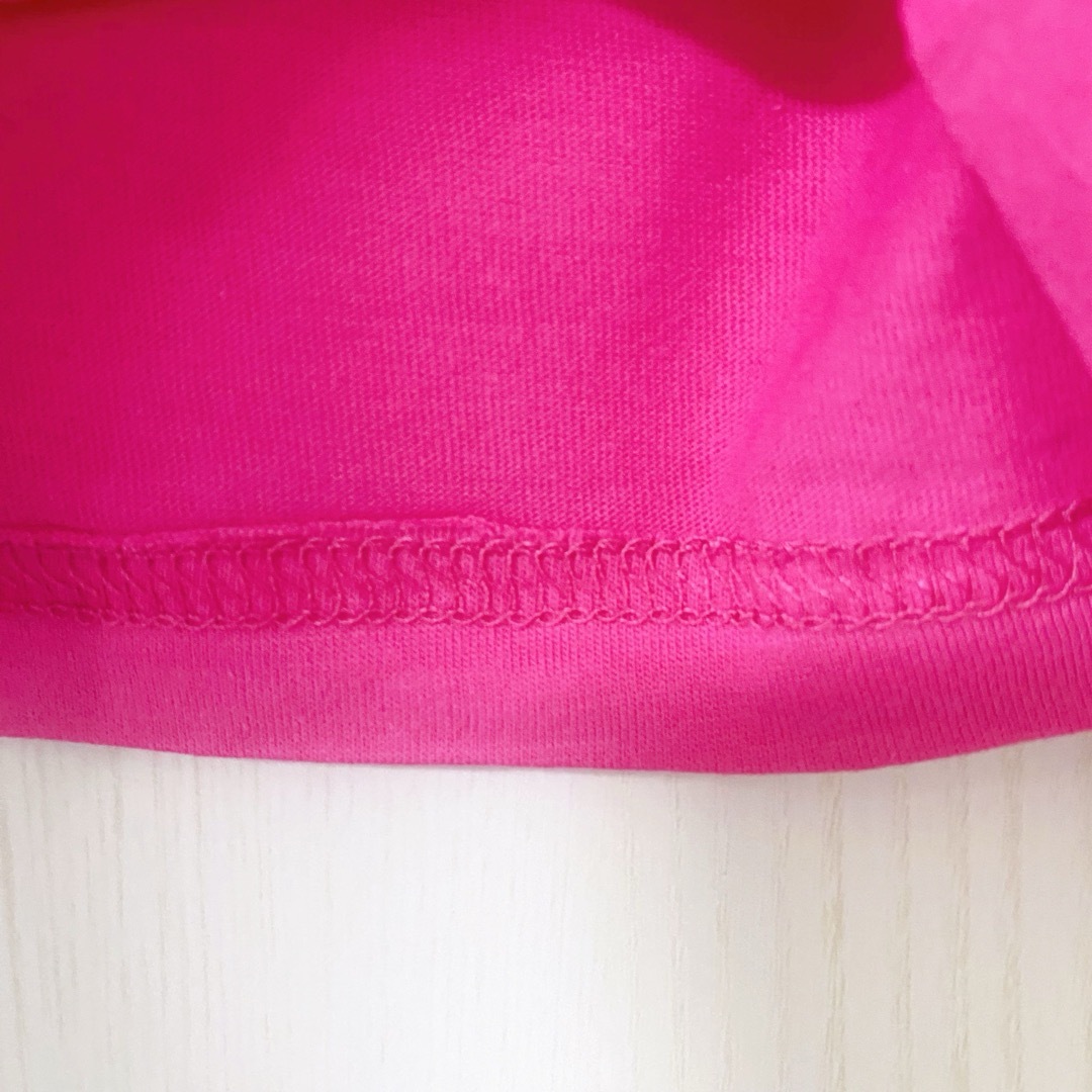 【新品タグ付】ハローキティ　 パフスリーブ 半袖Tシャツ　130cm ピンク キッズ/ベビー/マタニティのキッズ服女の子用(90cm~)(Tシャツ/カットソー)の商品写真