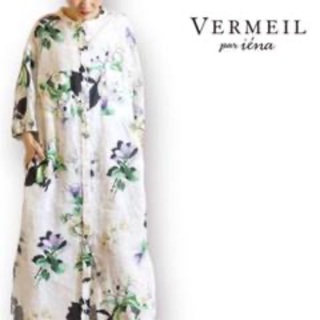 ヴェルメイユパーイエナ(VERMEIL par iena)の【新品】VERMAIL per IENA /DRAWELL/Big boxワンピ(ロングワンピース/マキシワンピース)