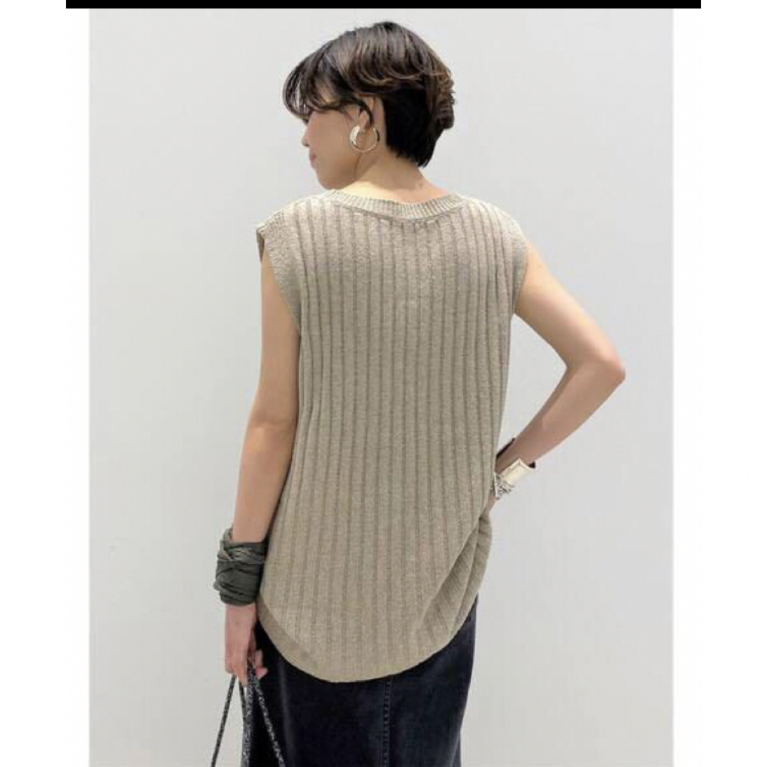 L'Appartement DEUXIEME CLASSE(アパルトモンドゥーズィエムクラス)のSILK*LINEN N/S TOP レディースのトップス(その他)の商品写真