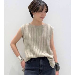 アパルトモンドゥーズィエムクラス(L'Appartement DEUXIEME CLASSE)のSILK*LINEN N/S TOP(その他)