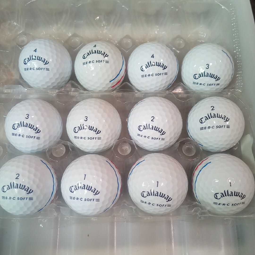 Callaway Golf(キャロウェイゴルフ)のロストボール  ERC  SOFT  2021 12球 スポーツ/アウトドアのゴルフ(その他)の商品写真