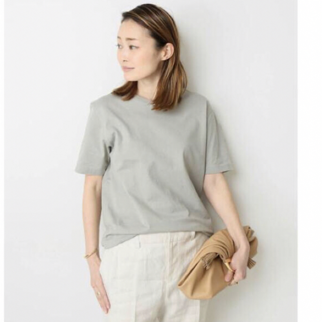 DEUXIEME CLASSE(ドゥーズィエムクラス)の難ありDeuxieme Classe neat Tシャツ レディースのトップス(Tシャツ(半袖/袖なし))の商品写真