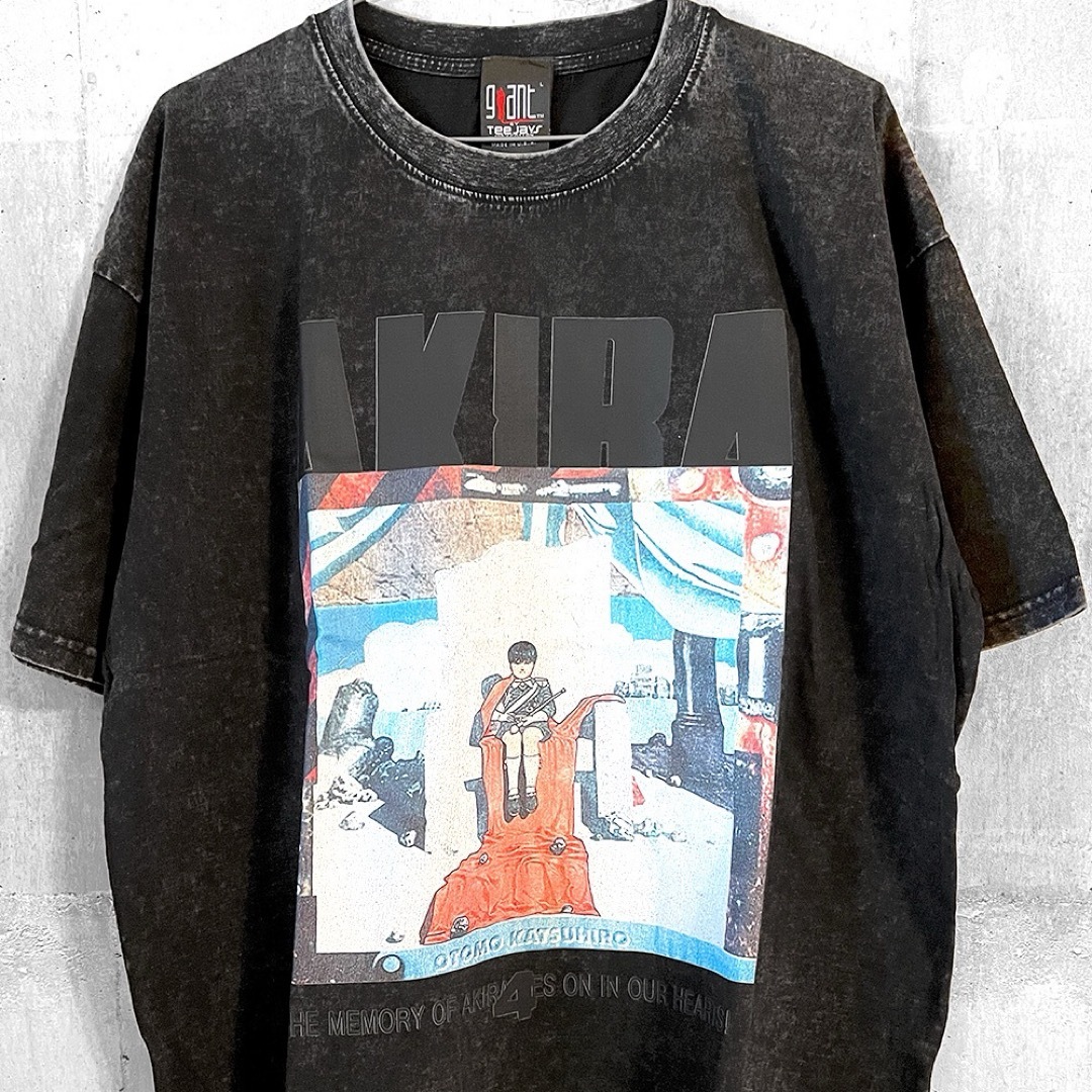 AKIRA アキラ 映画 アニメ Tシャツ 金田 哲雄 レトロ エモい 個性 メンズのトップス(Tシャツ/カットソー(半袖/袖なし))の商品写真