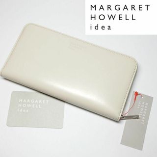 マーガレットハウエル(MARGARET HOWELL)の【新品タグ付き】マーガレットハウエルアイデア ラウ長財布 オフホワイト(財布)