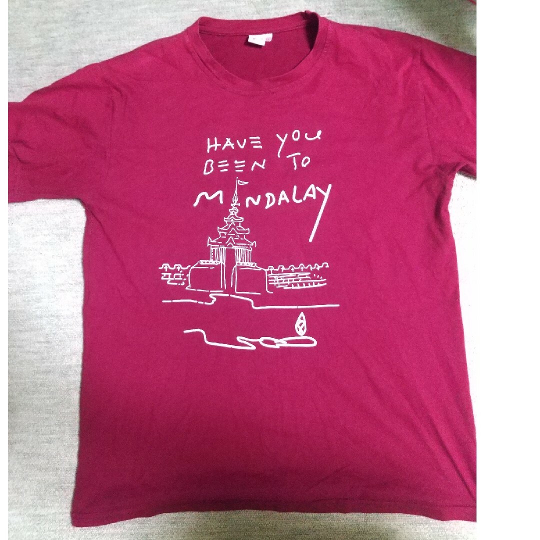 ミャンマー　おみやげ用　Tシャツ　半袖 メンズのトップス(Tシャツ/カットソー(半袖/袖なし))の商品写真