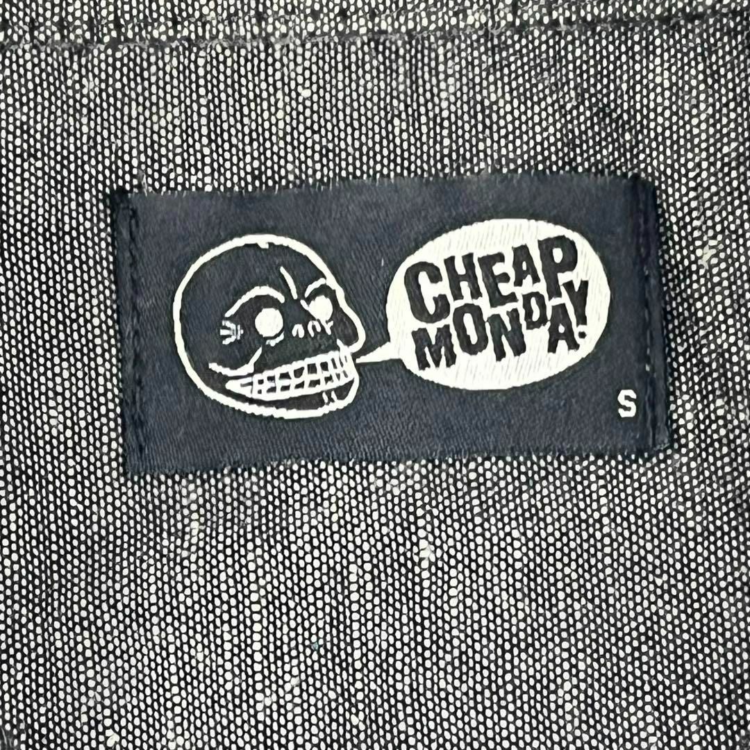 CHEAP MONDAY(チープマンデー)のCHEAP MONDAY チープマンデー インディゴ コットンシャツ Sサイズ メンズのトップス(シャツ)の商品写真