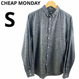 チープマンデー(CHEAP MONDAY)のCHEAP MONDAY チープマンデー インディゴ コットンシャツ Sサイズ(シャツ)