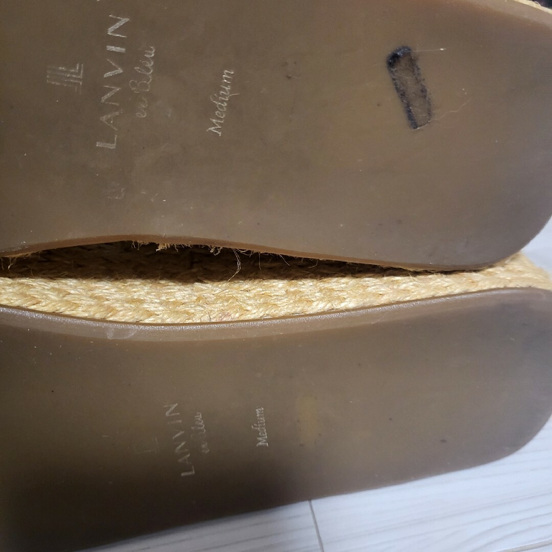 LANVIN(ランバン)のLANVINランバン厚底サンダルサイズM レディースの靴/シューズ(サンダル)の商品写真