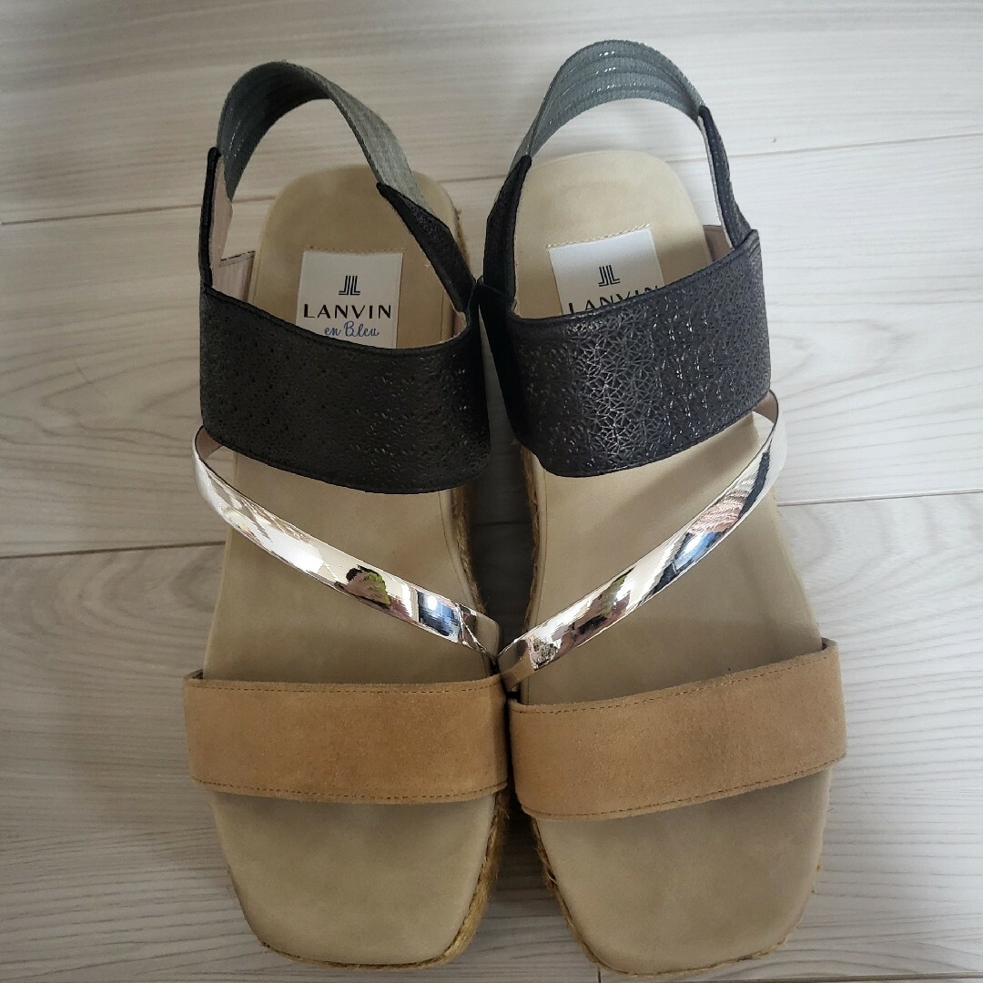 LANVIN(ランバン)のLANVINランバン厚底サンダルサイズM レディースの靴/シューズ(サンダル)の商品写真