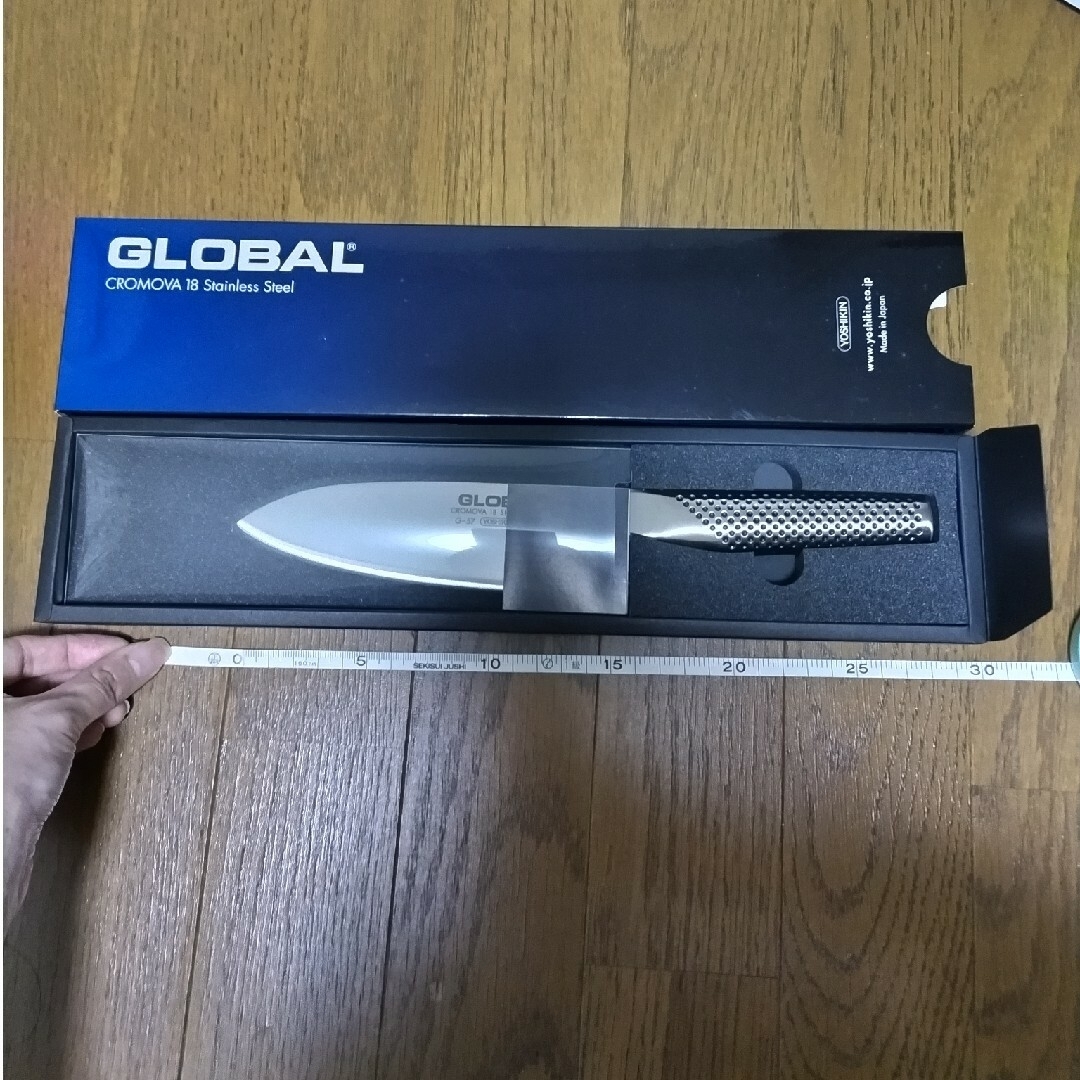GLOBAL(グローバル)のGLOBAL　包丁　未使用　G-57 インテリア/住まい/日用品のキッチン/食器(調理道具/製菓道具)の商品写真