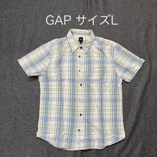 ギャップ(GAP)のGAP 半袖シャツ　L チェック(シャツ)