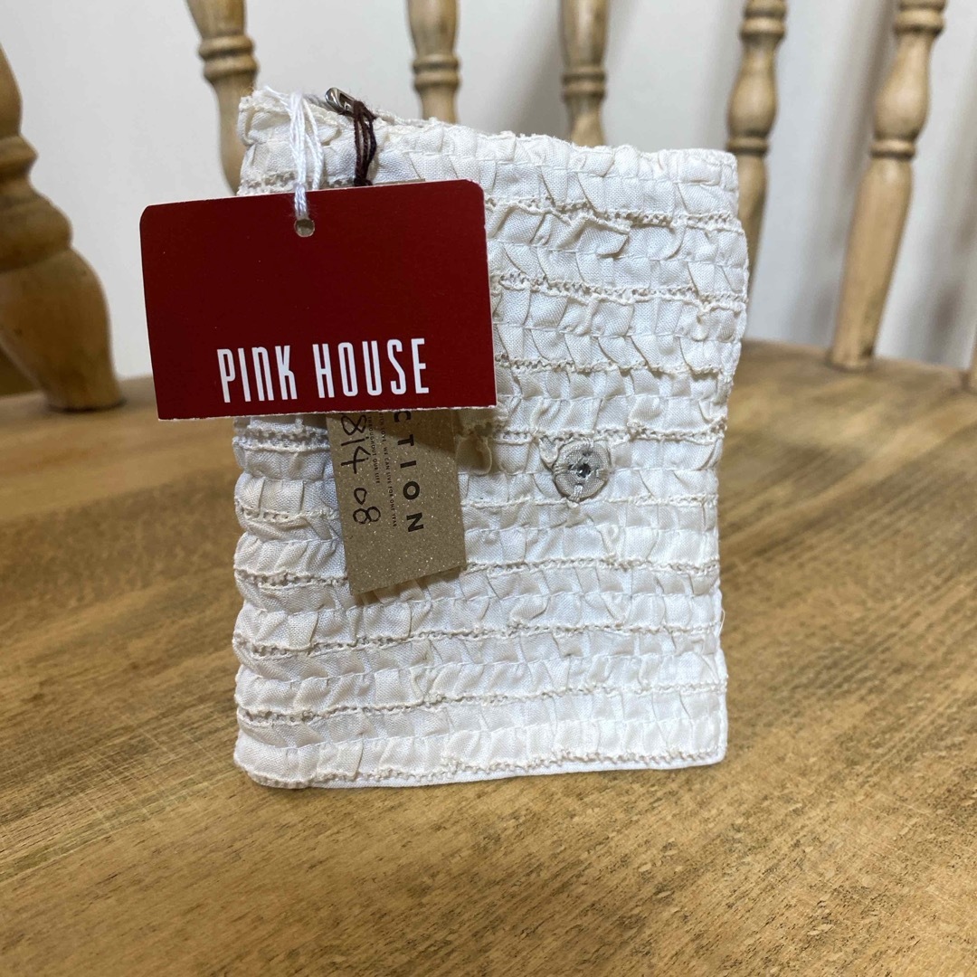 PINK HOUSE(ピンクハウス)のピンクハウス🤍定価5,720円総ピコフリル仕様のカードケース　20枚迄可能🤍 レディースのファッション小物(パスケース/IDカードホルダー)の商品写真