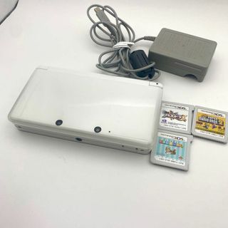 ニンテンドー3DS - ソフト3枚付き‼︎ 任天堂 3DS 本体 ニンテンドー  ホワイト