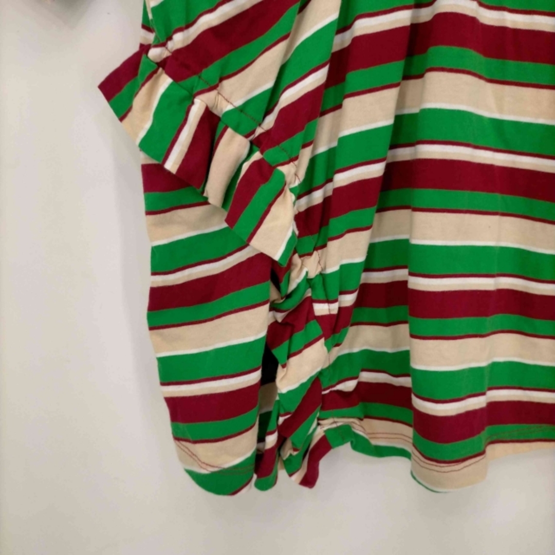 Marni(マルニ)のMARNI(マルニ) フリルデザイン ボーダーTシャツ レディース トップス レディースのトップス(Tシャツ(半袖/袖なし))の商品写真