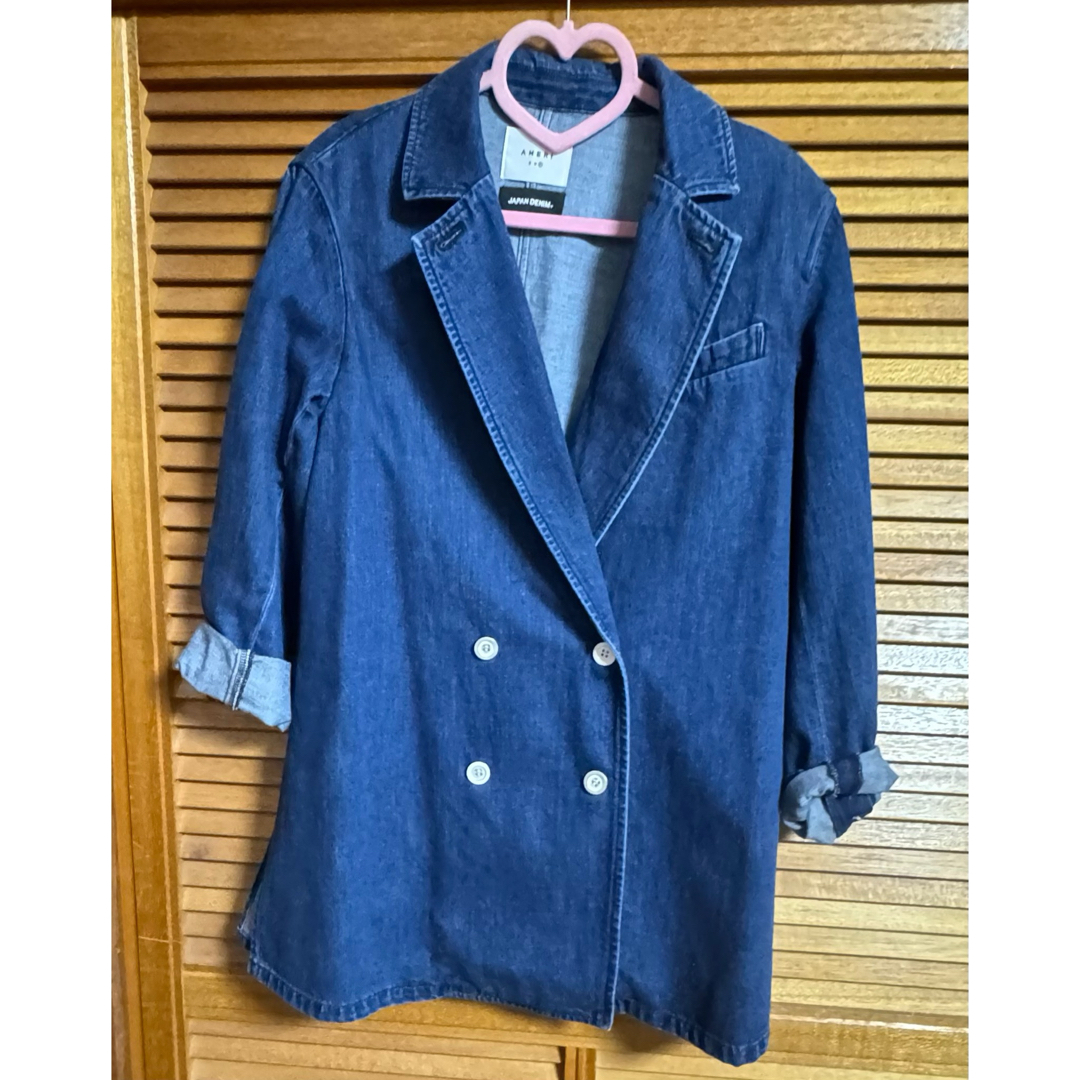 Ameri VINTAGE(アメリヴィンテージ)のAMERI アメリ　JAPAN DENIM TAILORED JACKET レディースのジャケット/アウター(Gジャン/デニムジャケット)の商品写真