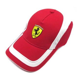 Ferrari - フェラーリ Ferrari エンブレム ロゴ キャップ 帽子 レッド ホワイト