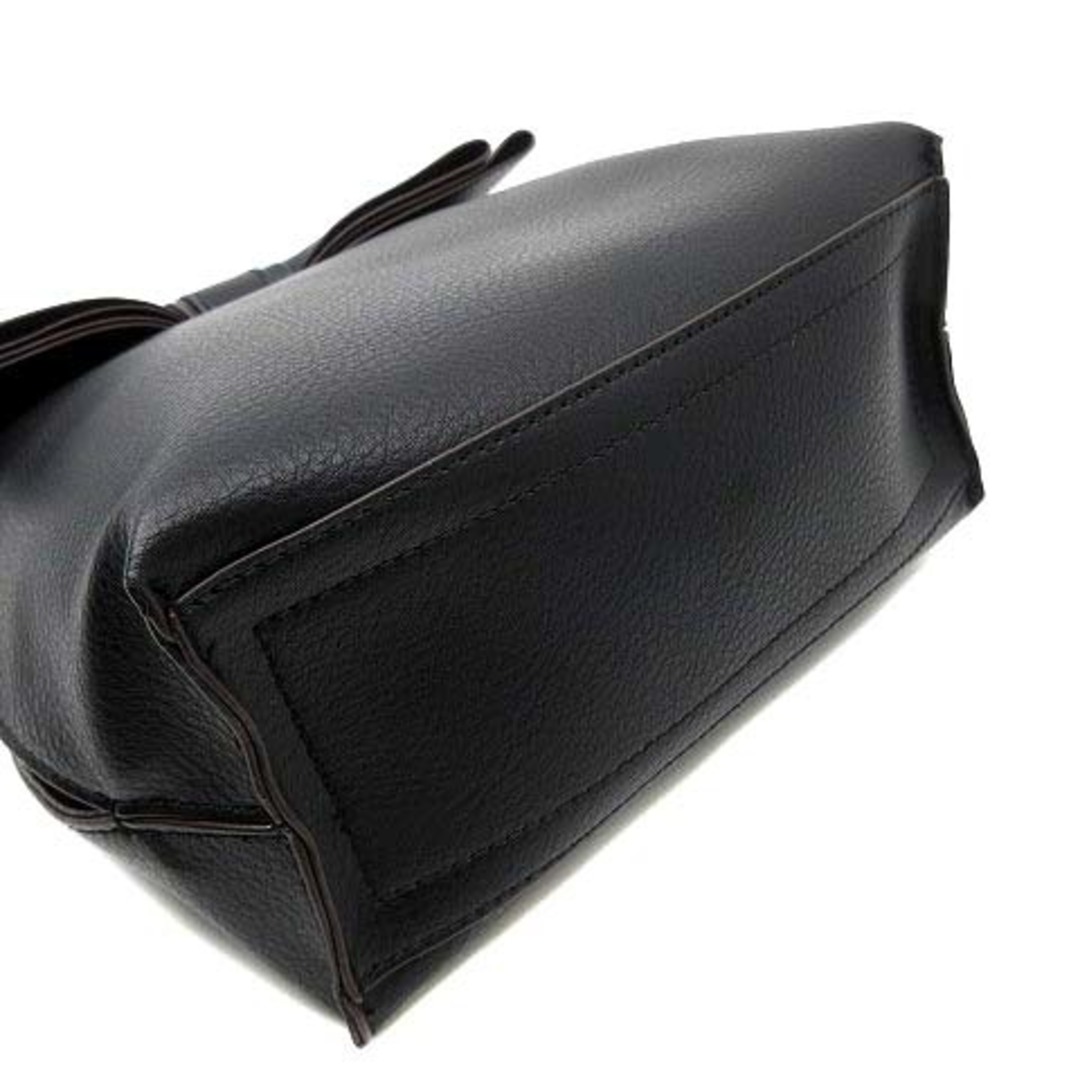 M'S GRACY(エムズグレイシー)のエムズグレイシー 2023AW リボン付き コンパクトバッグ 2WAY ブラック レディースのバッグ(ハンドバッグ)の商品写真