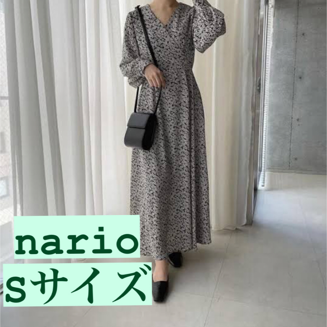 nairo(ナイロ) カシュクールフラワーワンピース s レディースのワンピース(ロングワンピース/マキシワンピース)の商品写真