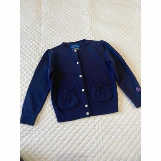 ポロラルフローレン(POLO RALPH LAUREN)のラルフローレン　ネイビー　カーディガン　3t(カーディガン)