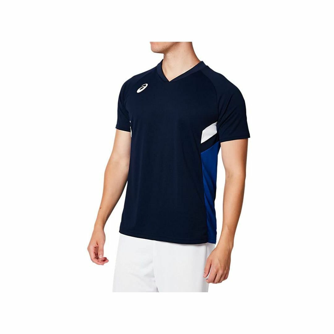 [アシックス] バレーボールウエア 半袖ゲームシャツ 2053A048 [男女兼 メンズのファッション小物(その他)の商品写真