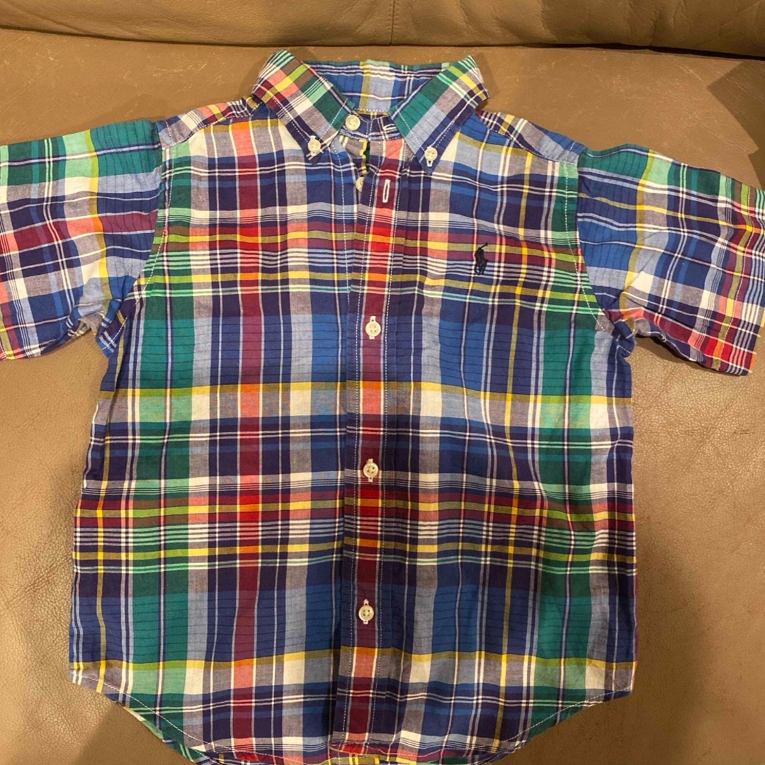 Ralph Lauren(ラルフローレン)のラルフローレン　半袖ブラウス　3歳用 キッズ/ベビー/マタニティのキッズ服男の子用(90cm~)(ブラウス)の商品写真