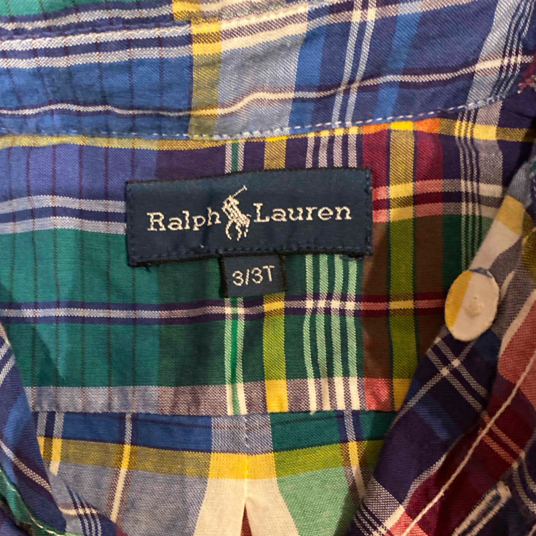 Ralph Lauren(ラルフローレン)のラルフローレン　半袖ブラウス　3歳用 キッズ/ベビー/マタニティのキッズ服男の子用(90cm~)(ブラウス)の商品写真