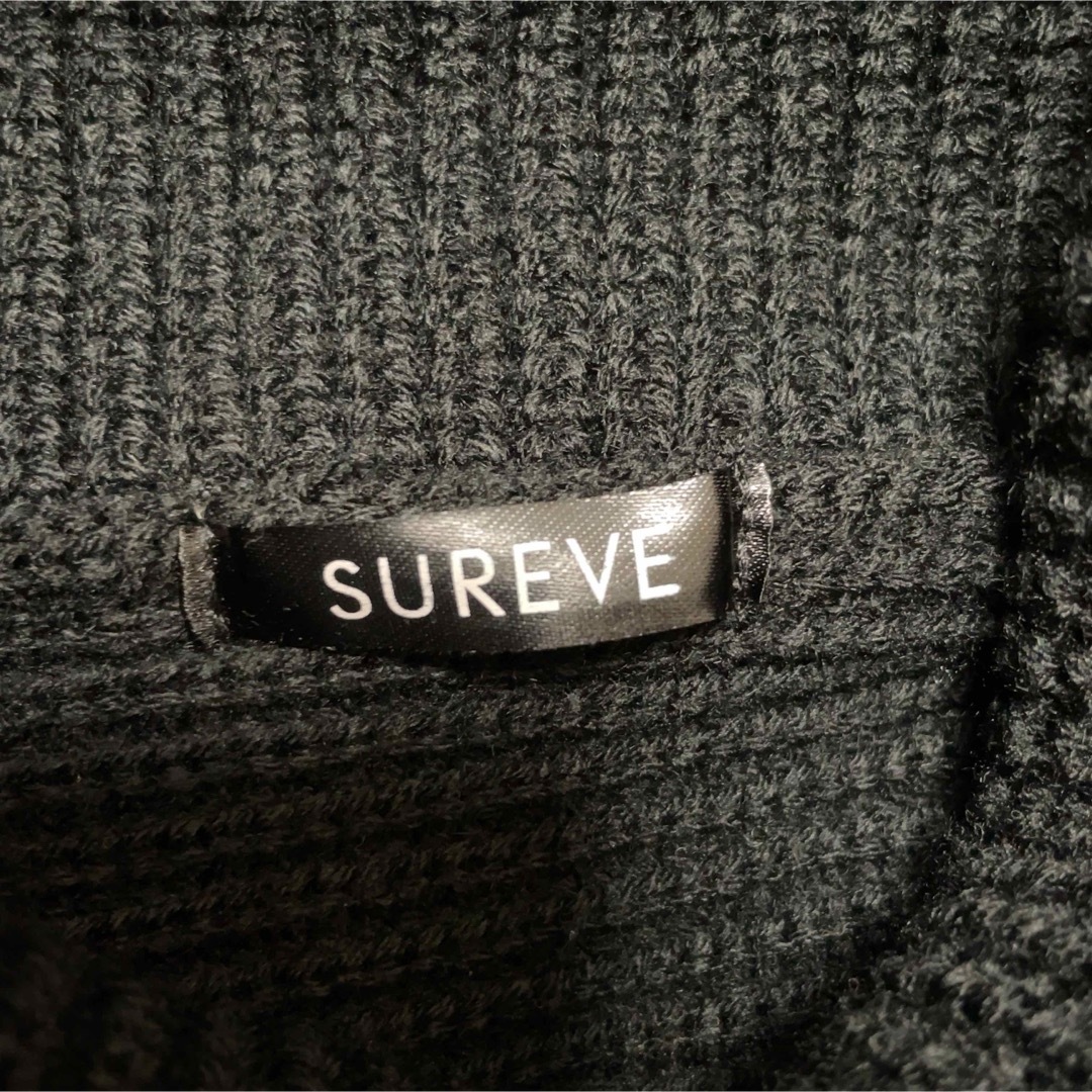 Avail(アベイル)の【M】  SURNVE アベイル ニット 肩出し セーター ブラック レディース レディースのトップス(ニット/セーター)の商品写真