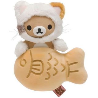 サンエックス(サンエックス)の【新品】サンエックス リラックマ あつめてぬいぐるみ のんびりネコ ロフト限定(ぬいぐるみ)