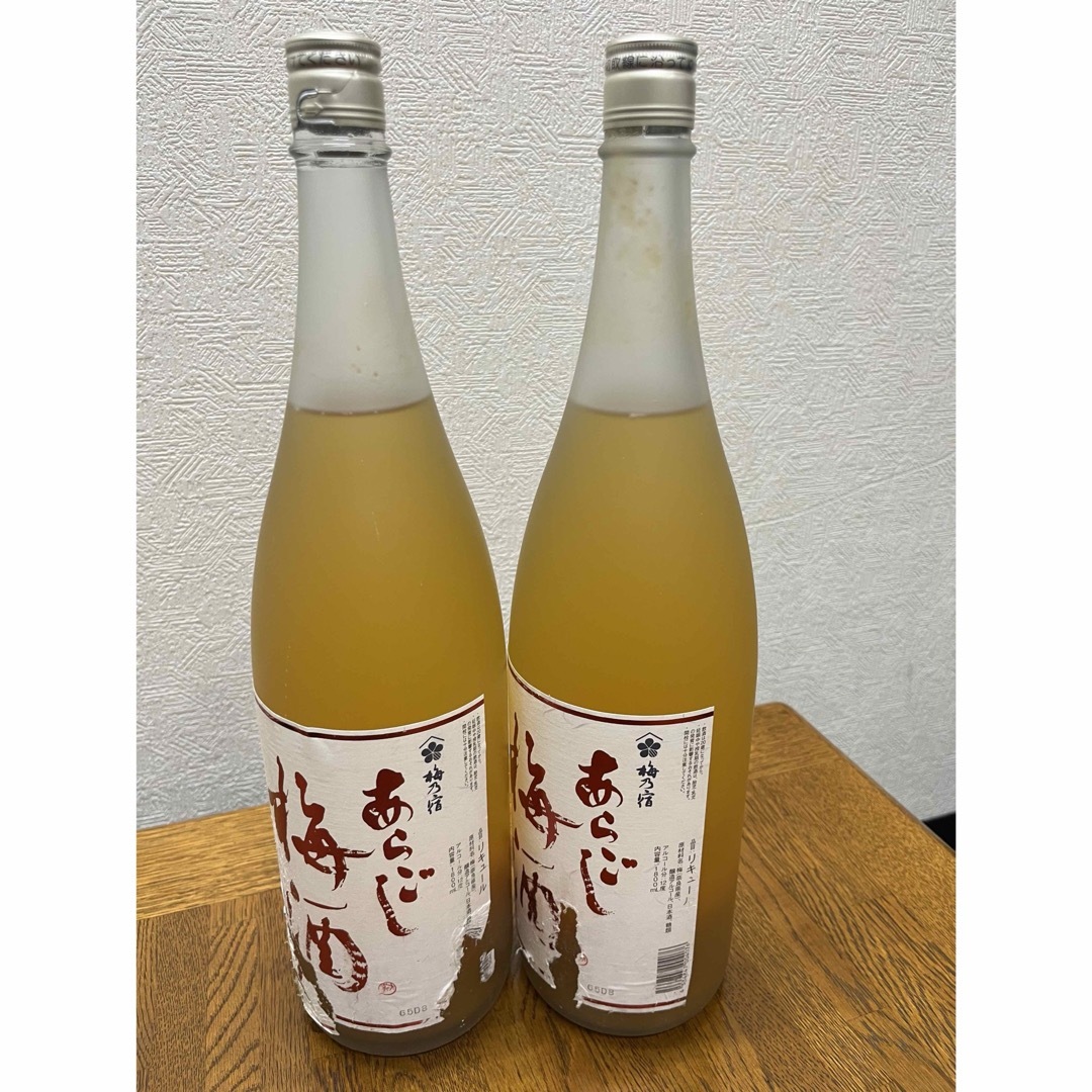 梅乃宿酒造(ウメノヤドシュゾウ)の梅乃宿酒造 梅乃宿 あらごし梅酒 1800ml×2本 食品/飲料/酒の酒(リキュール/果実酒)の商品写真