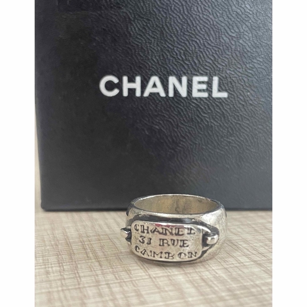 CHANEL(シャネル)の【CHANEL】アンティーク指輪　約9号小さめ　ジュエリークロスのおまけ付き！ レディースのアクセサリー(リング(指輪))の商品写真