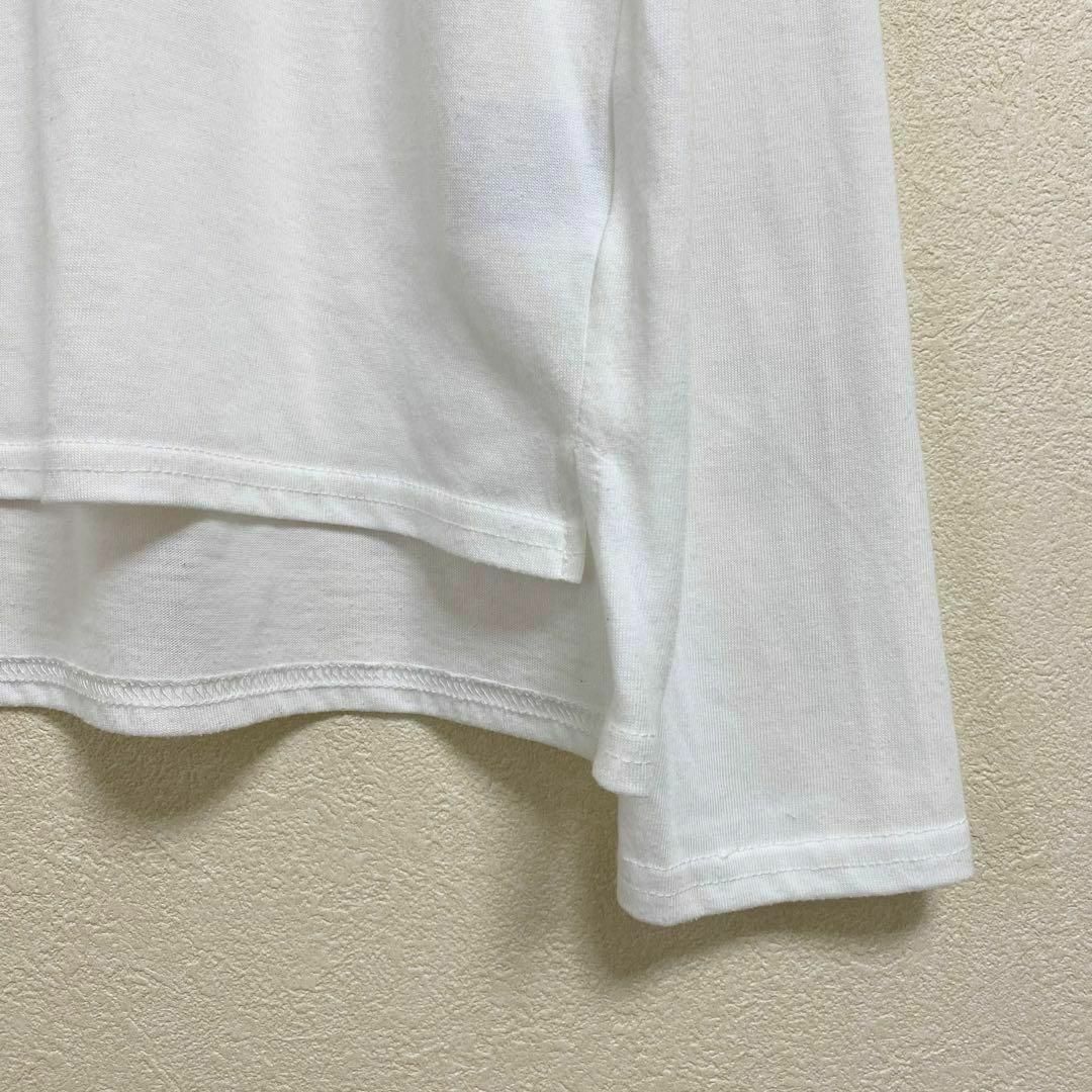 INGNI(イング)のINGNI イング　ロゴT ロングTシャツ　ロンT 白　カットソー　シンプル M レディースのトップス(Tシャツ(長袖/七分))の商品写真