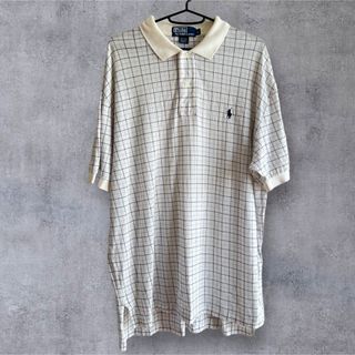 ポロラルフローレン(POLO RALPH LAUREN)のラルフローレン 90s ポロシャツ L 白 Polo(ポロシャツ)