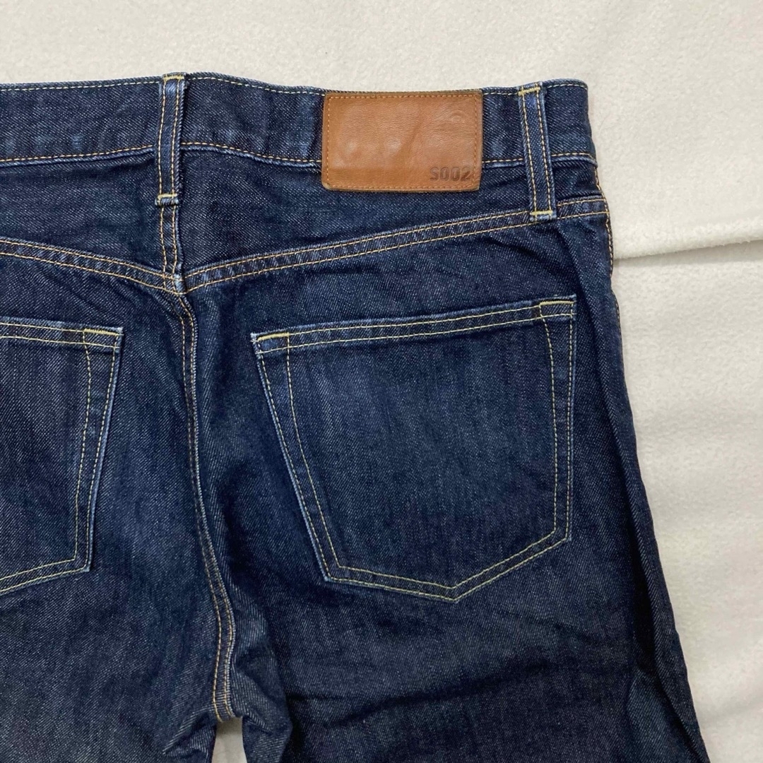 UNIQLO(ユニクロ)のUNIQLO UJジーンズ S002 w30 濃紺 メンズのパンツ(デニム/ジーンズ)の商品写真