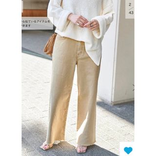 スピックアンドスパン(Spick & Span)のSpick & Span ガーメントダイルーズフィットパンツ(チノパン)