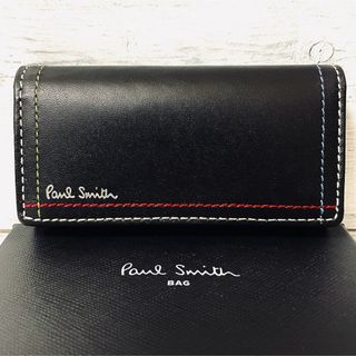 Paul Smith - 【美品】Paul Smith  4連キーケース  ダブルステッチ  PSY704