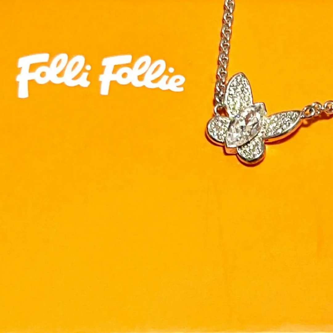 Folli Follie(フォリフォリ)の値下げ中 Folli Follie フォリフォリ ネックレス バタフライ 蝶 レディースのアクセサリー(ネックレス)の商品写真