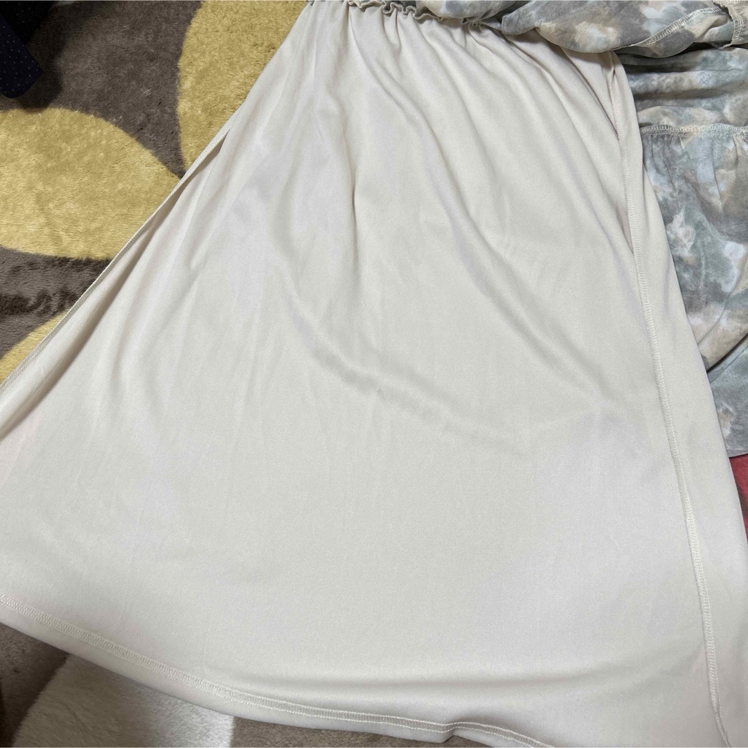 GORGE(ゴージ)のゴージ　ティアード　ぼかしデザイン　フレア　ロングスカート レディースのスカート(ロングスカート)の商品写真