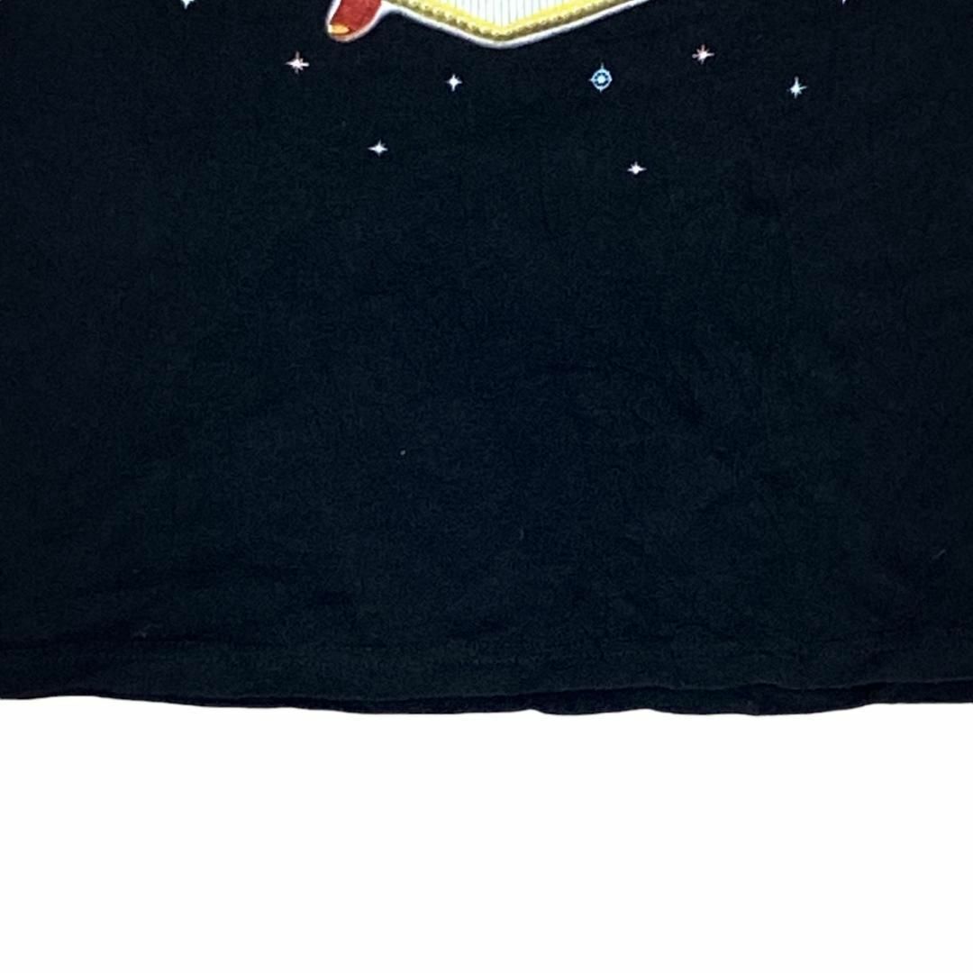 Hanes(ヘインズ)の半袖Tシャツ ネバダ ラスベガス ストリップ 看板 ブラックc68 メンズのトップス(Tシャツ/カットソー(半袖/袖なし))の商品写真