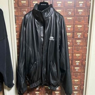 23AW balenciaga 3B レザートラックジャケット