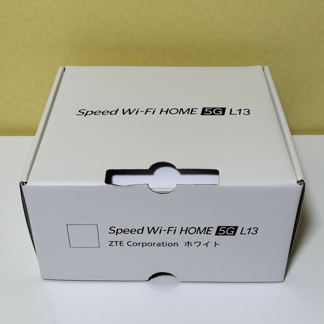 Speed Wi-Fi Home 5G L13 ZTR02 スマホ/家電/カメラのPC/タブレット(PC周辺機器)の商品写真