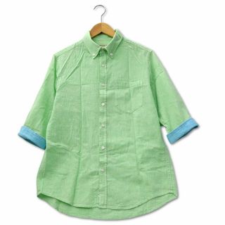 glory crew french linen ボタンダウン シャツ M